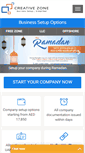 Mobile Screenshot of creativezone.ae